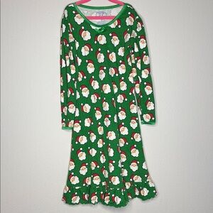 Festive Green Santa Kids Nightgown